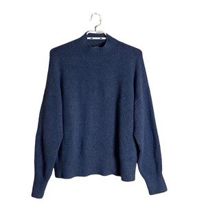 H&M Blue Crew Neck Sweater